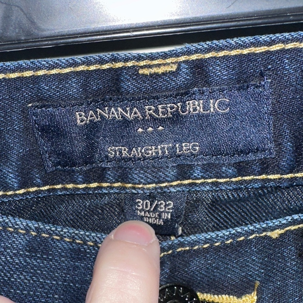 Banana Republic Dark Blue Straight Jeans - Picture 5 of 5